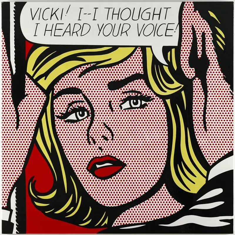 Vicki! I--I Thought I Heard Your Voice! by Roy Lichtenstein