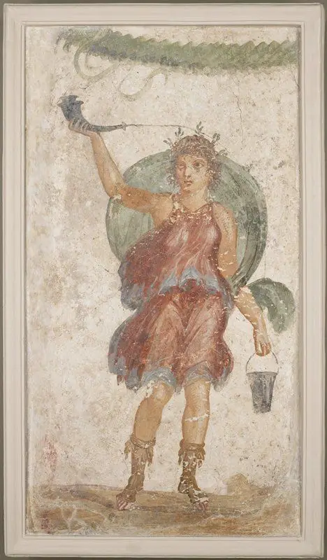 Figure of a Lar by Italy (Pompeii)