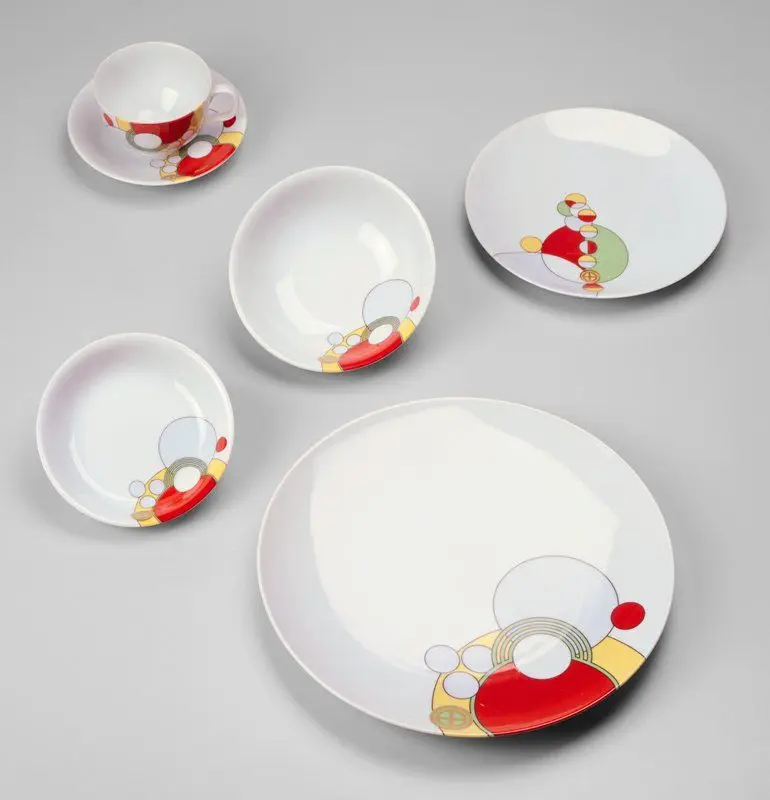 Dinner Plate from a set for the Imperial Hotel, Tokyo by Designer: Frank Lloyd Wright
