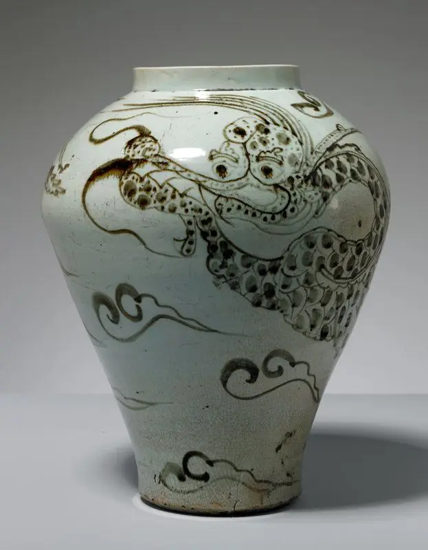 Jar with Dragon and Clouds by Korea