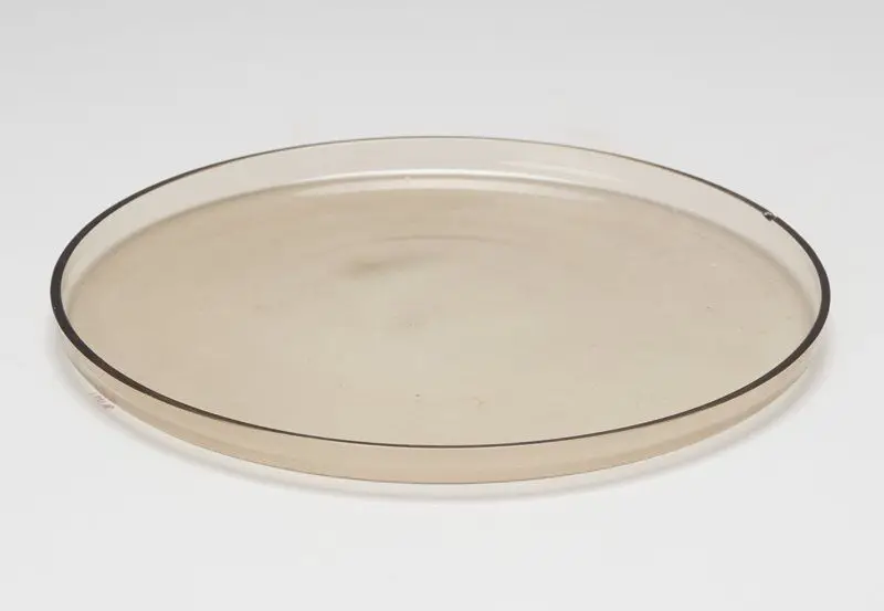 Plate, from an eight piece liqueur set by Designer: Josef Hoffmann