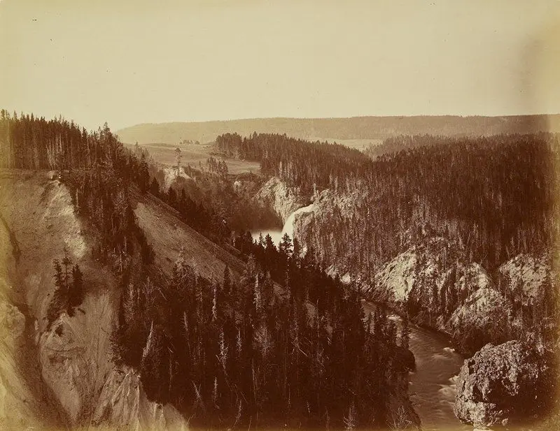 Upper Falls of the Yellowstone by William Henry Jackson