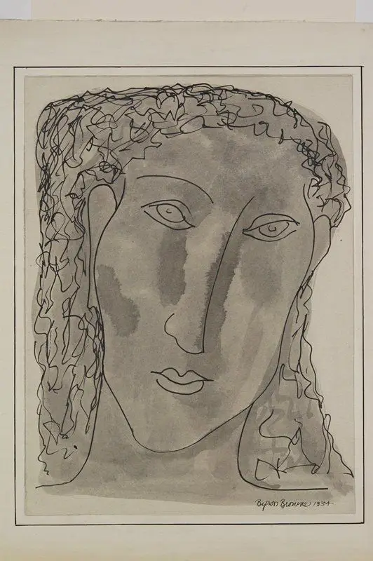 Head of a Woman by Byron Browne