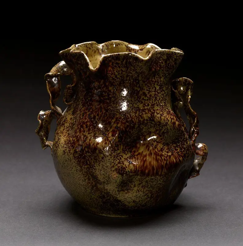 Vase by Designer: George E. Ohr