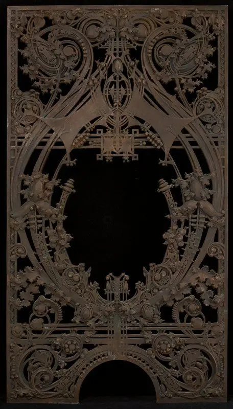 Teller's wicket, National Farmers’ Bank, Owatonna, Minnesota by Designer: Louis Henri Sullivan
