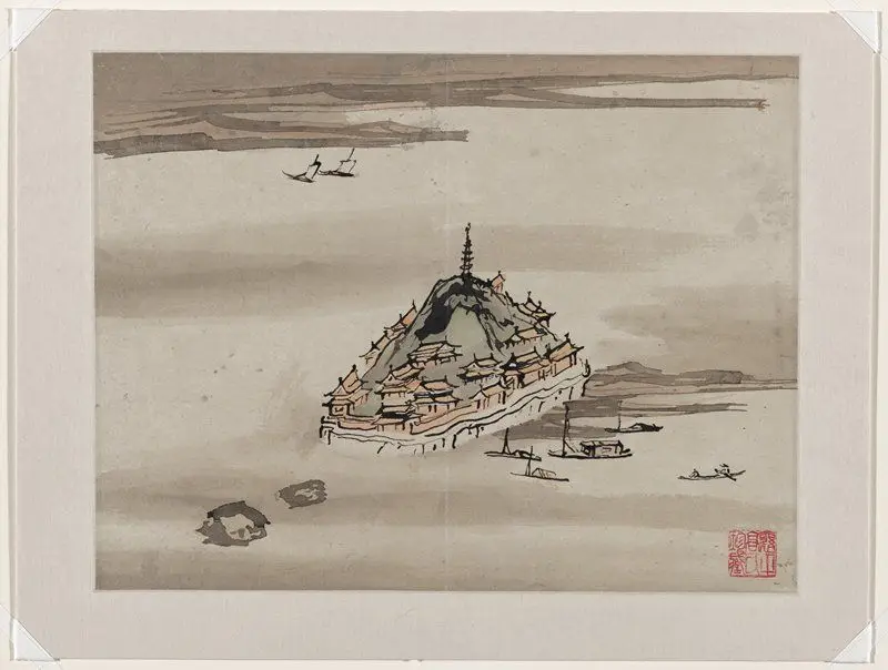 Finger Painting, from an album of ten by Gao Qipei