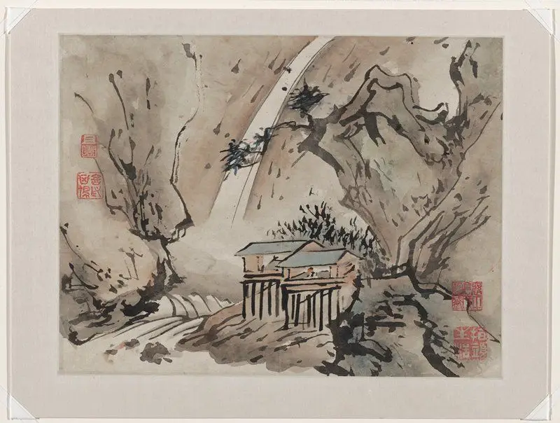 Finger Painting, from an album of ten by Gao Qipei