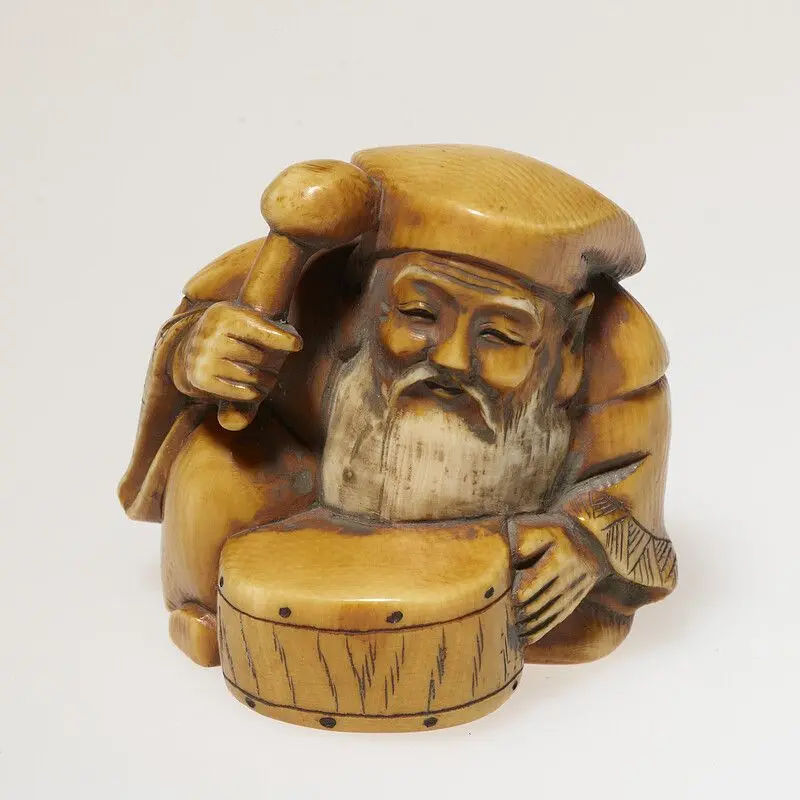Netsuke [Drummer] by Japan
