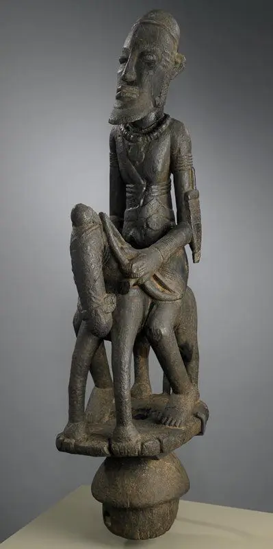 Equestrian figure by Djenne artist