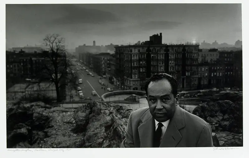 Langston Hughes, Harlem, New York City by Arnold Newman