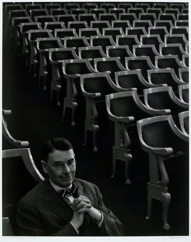 Brooks Atkinson, Morosco Theater by Arnold Newman