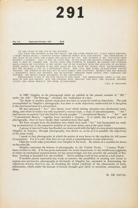 The Steerage (from 291) by Editor: Alfred Stieglitz