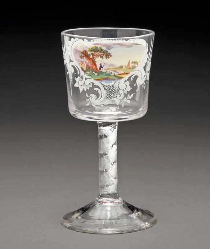 Goblet by Decorator: Attributed to William Beilby
