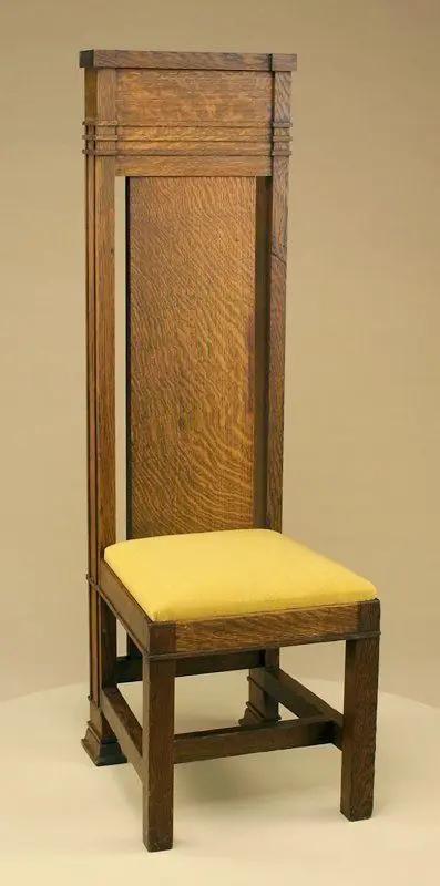 Side chair by Designer: Frank Lloyd Wright