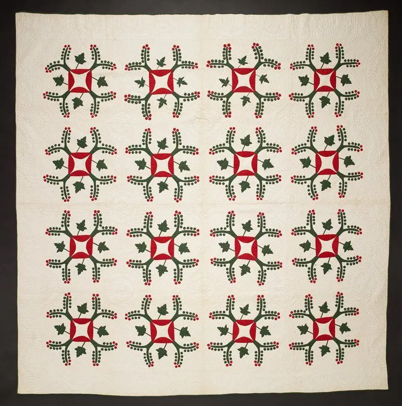 Cherry quilt by Mary Ellen Jones