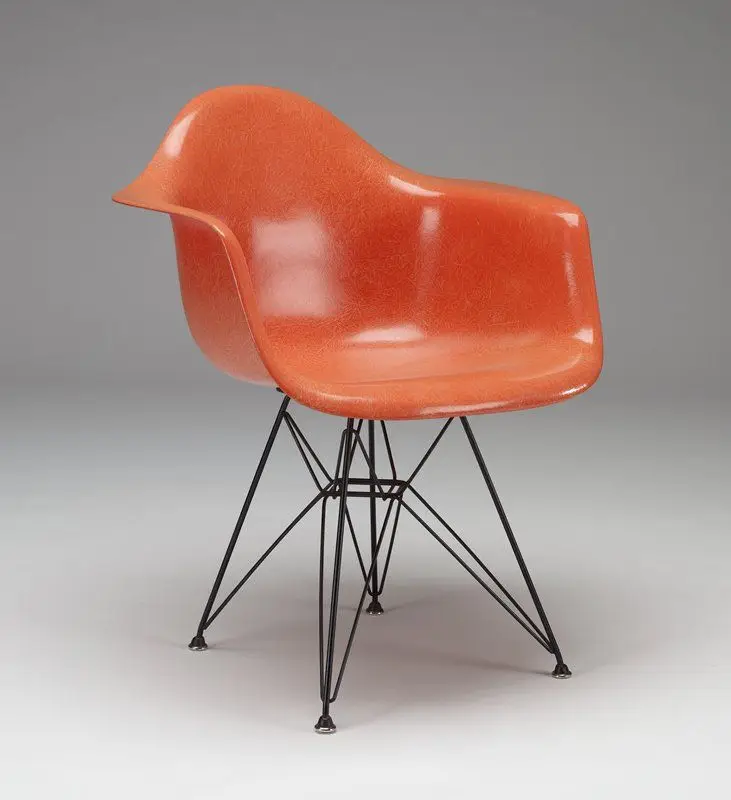 DAR (Dining Armchair Rod) armchair by Designer: Charles Eames