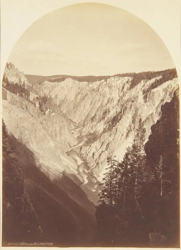 The Grand Canyon, From the Falls by William Henry Jackson