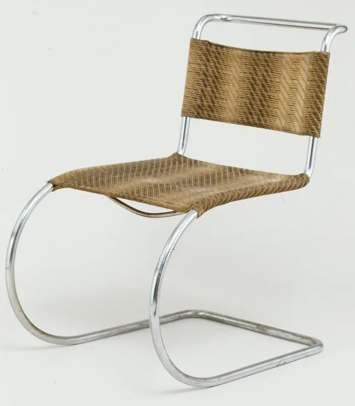 Side chair by Designer: (Ludwig) Mies van der Rohe