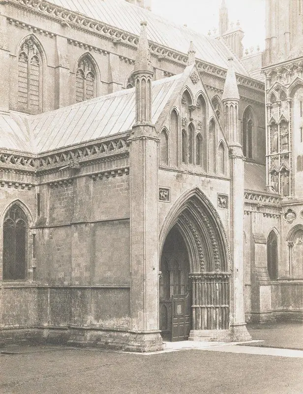 Wells Cathedral, North Porch by Frederick H. Evans