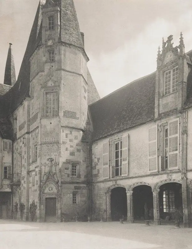 Chateau D'Or: Inner Court, England by Frederick H. Evans
