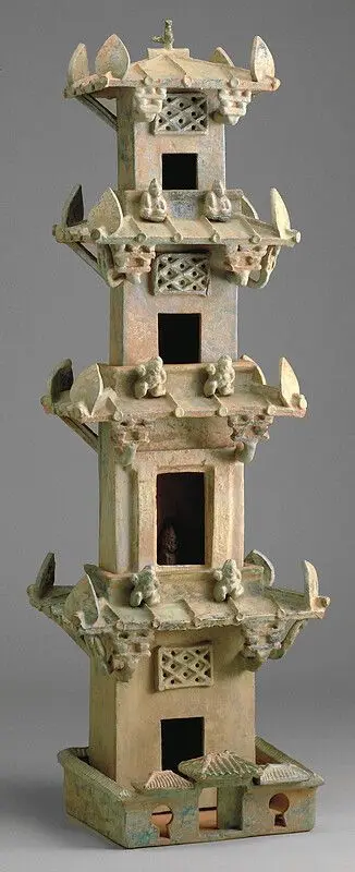 Funerary model of a pavilion by China