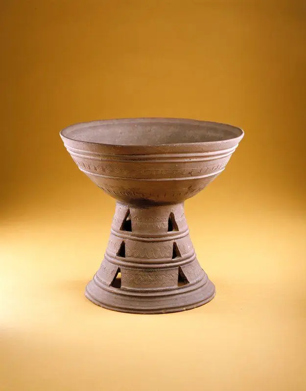 Bowl on Perforated Foot by Korea