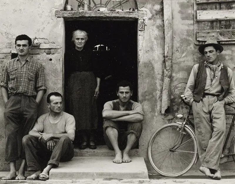 The Family, Luzzara, Italy, View I by Paul Strand