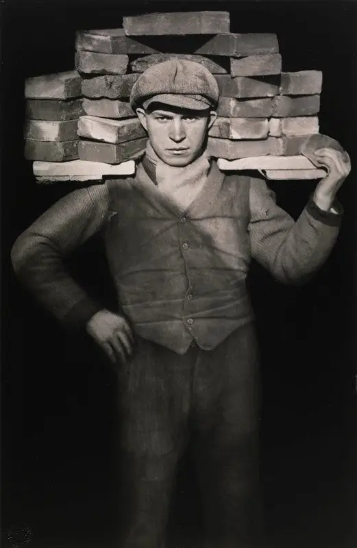 Bricklayer, 1928 by August Sander