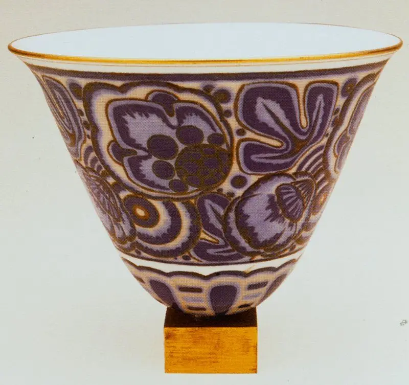 Vase by Designer: Emile-Jacques Ruhlmann