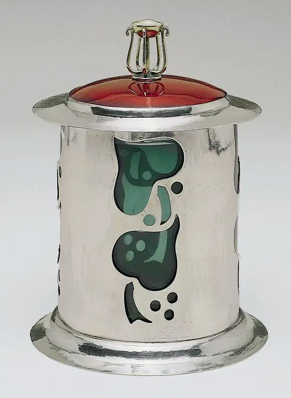 Biscuit barrel by Designer: Charles Robert Ashbee