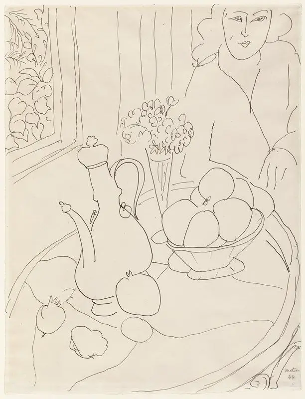 Woman with Still Life by Henri Matisse