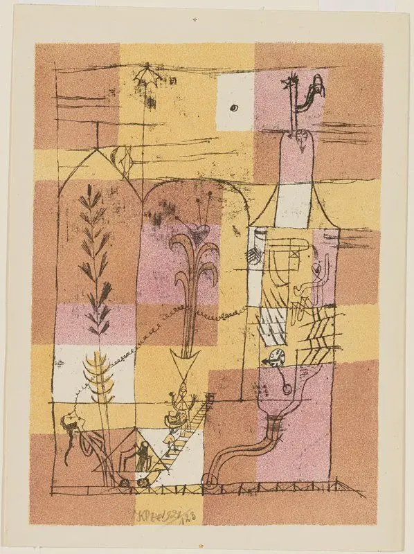 In the Spirit of Hoffmann by Paul Klee