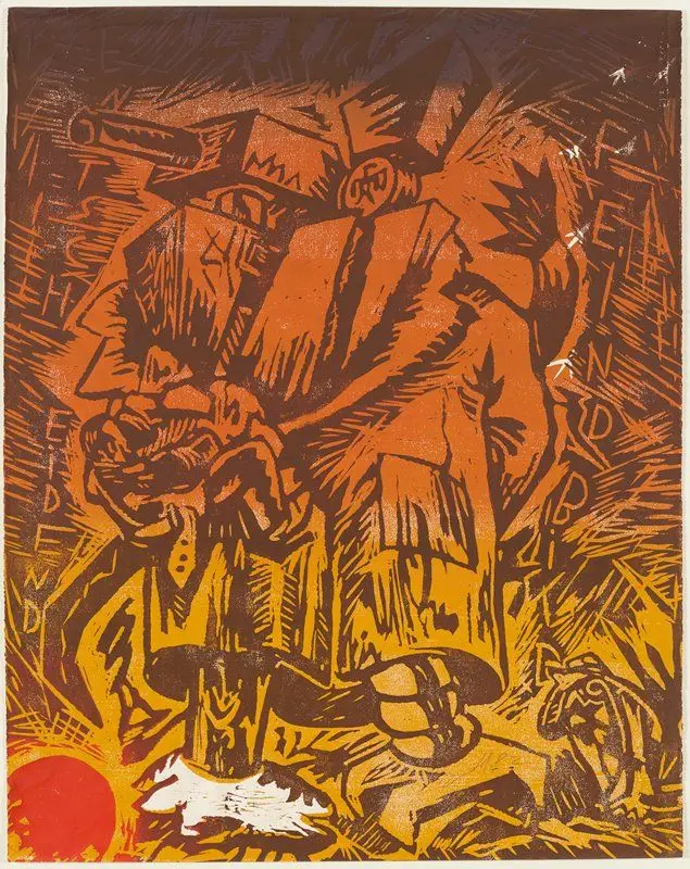 Entscheidend Feinbild by Jörg Immendorff