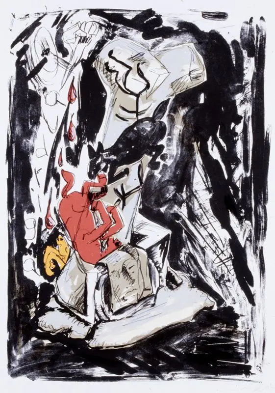 Quadriga by Jörg Immendorff