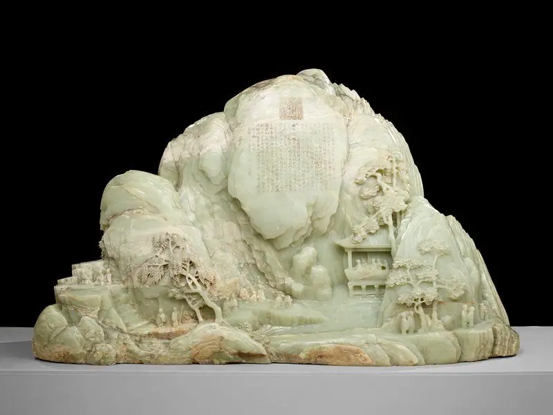 Jade Mountain Illustrating the Gathering of Scholars at the Lanting Pavilion by China