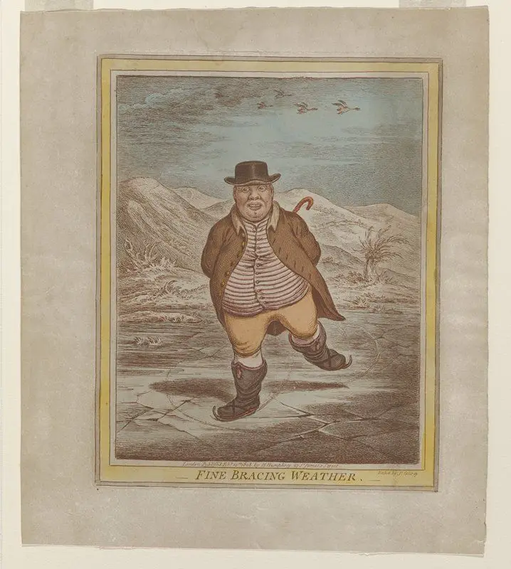 Fine Bracing Weather by James Gillray