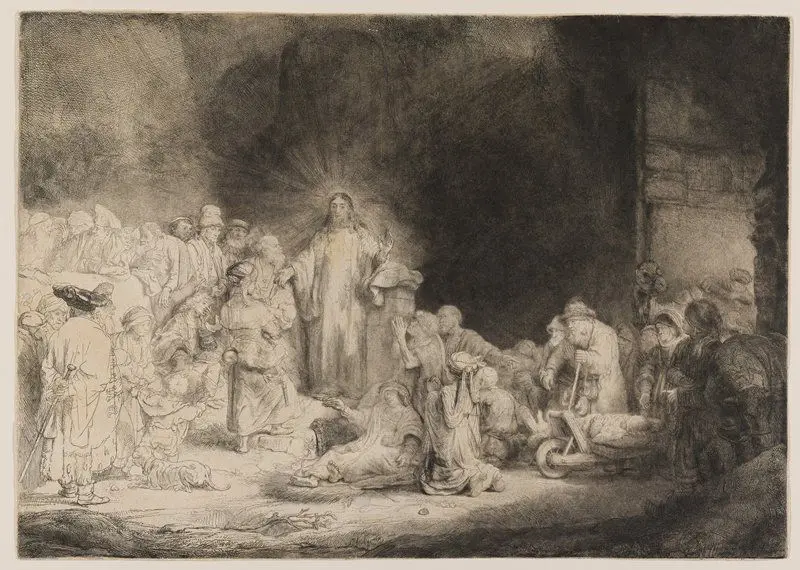 Christ Healing the Sick by Rembrandt van Rijn