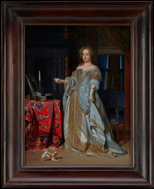 Portrait of Lucia Wijbrants by Gabriël Metsu
