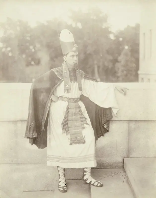 Pharoah Character from the Minneapolis Civic Player's Pageant Swords and Plowshares, The Minneapolis Institute of Arts by Jessie Tarbox Beals