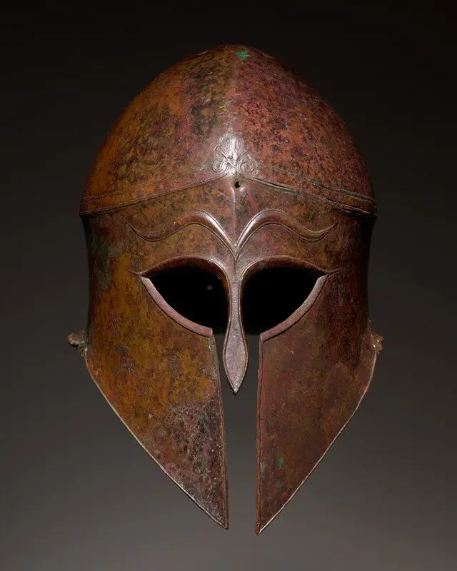 Corinthian helmet by Greece