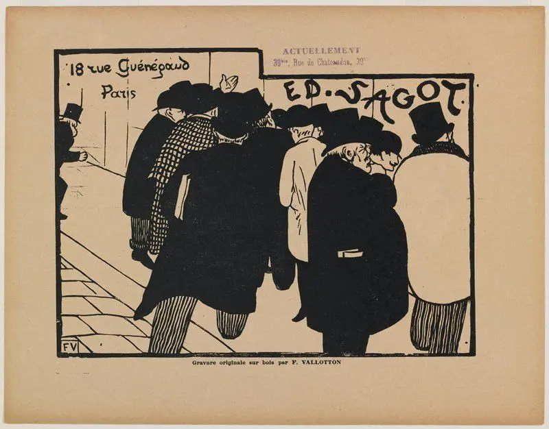 The Print Lovers by Félix Vallotton