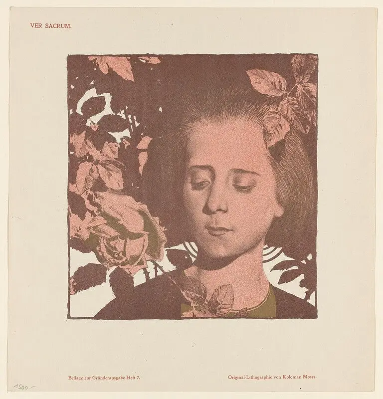 Mädchen by Koloman Moser