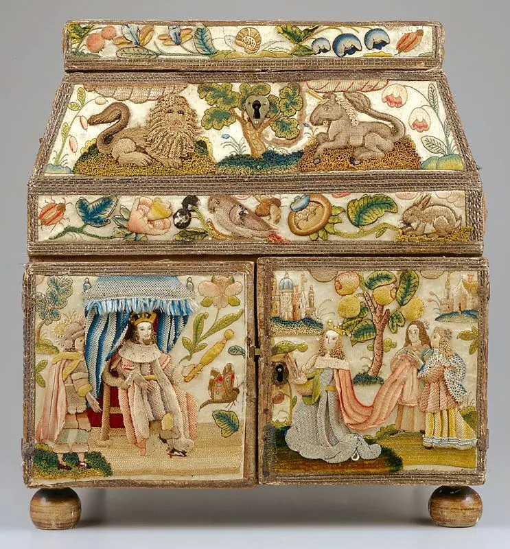 Embroidered Box by England