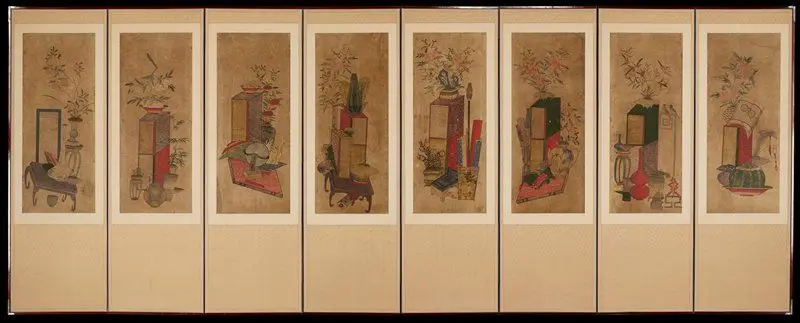 Books and Scholar’s Objects (Chaekgeori) by Korea