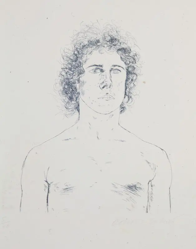 Wayne Sleep by David Hockney