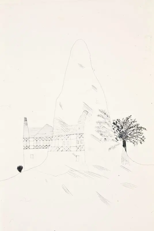 The Glass Mountain (Old Rinkrack) by David Hockney