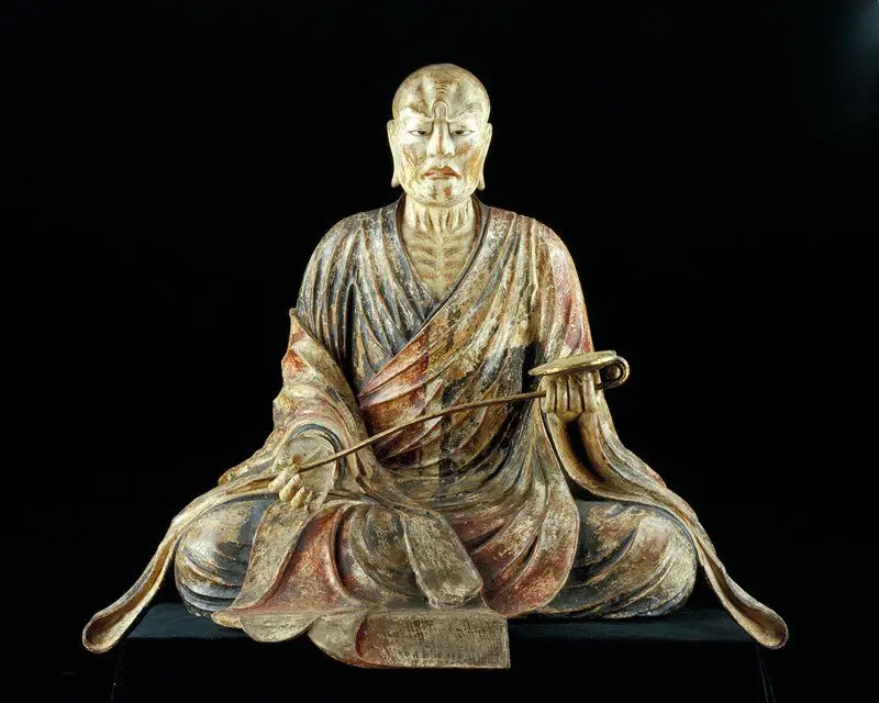 Portrait Sculpture of Priest Gyōki by Japan