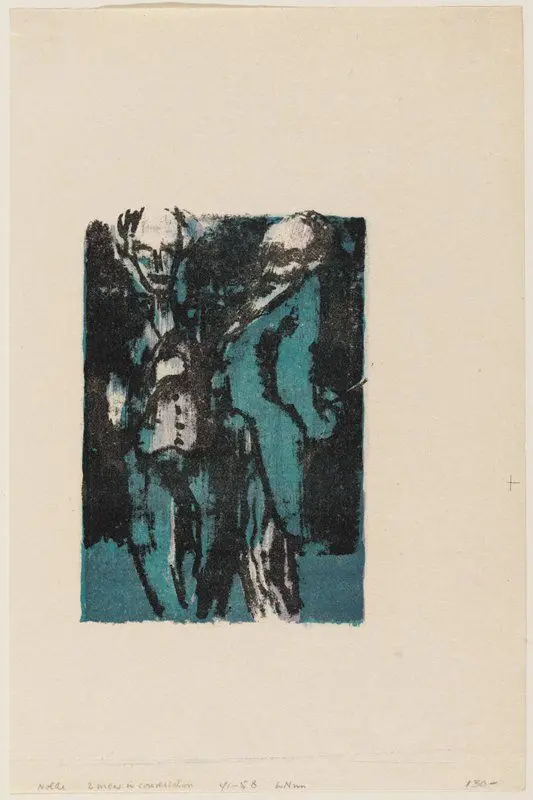 Elderly Men by Emil Nolde (born Emil Hansen)