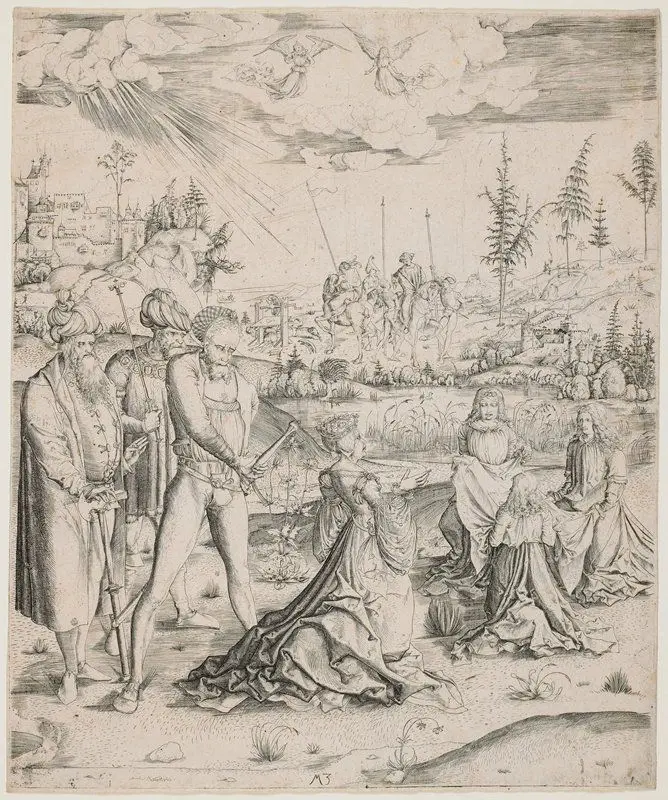 Beheading of Saint Catherine by Anonymous Master M. Z.