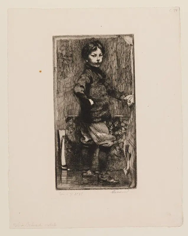 Robert Besnard, Age 9 1/2 by Albert Besnard